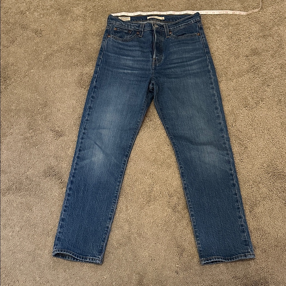 Classic Blue Straight Leg Women's Jeans